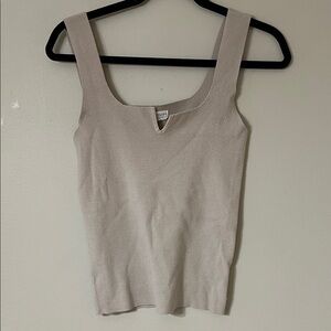 Elegant Beige Women's Tank Top